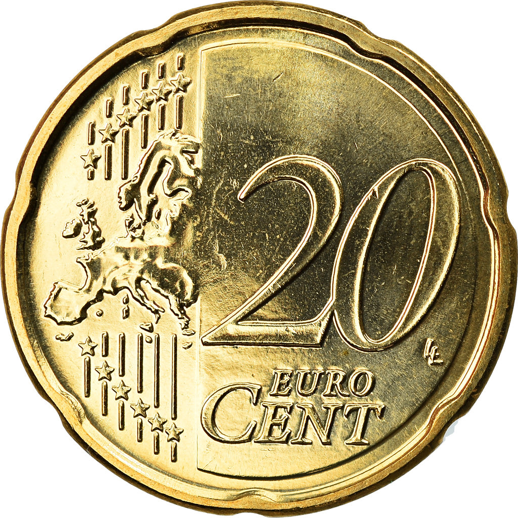 Bélgica, 20 Euro Cent, 2016, FDC, Latón, KM:New