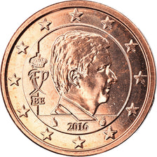 Belgium, 2 Euro Cent, 2016, MS(65-70), Copper Plated Steel, KM:New