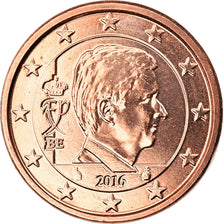 Belgium, Euro Cent, 2016, MS(65-70), Copper Plated Steel, KM:New