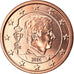 Belgium, Euro Cent, 2016, MS(65-70), Copper Plated Steel, KM:New