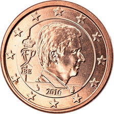 Belgium, Euro Cent, 2016, MS(65-70), Copper Plated Steel, KM:New