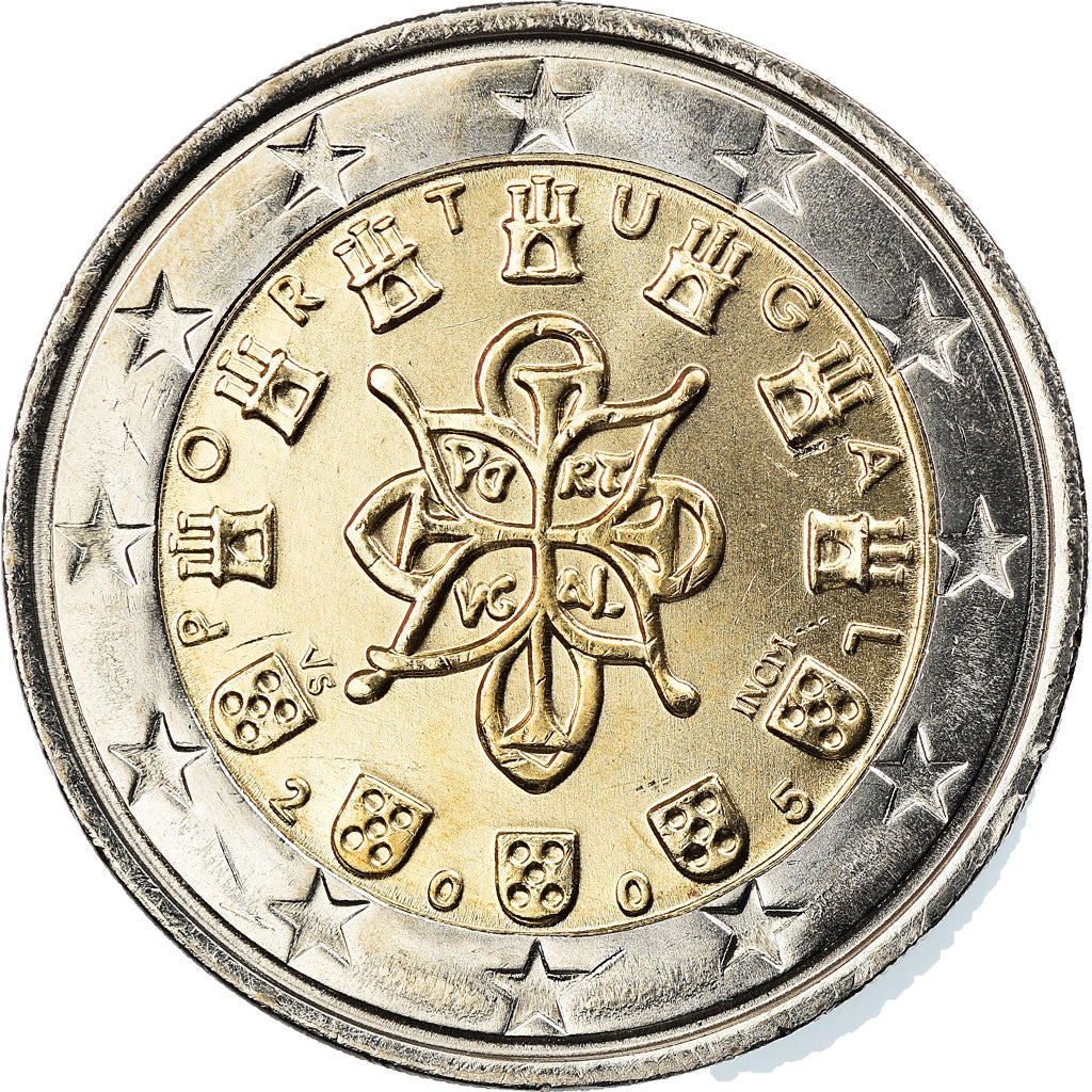 Portugal, 2 Euro, 2005, Lisbon, MS(63), Bi-Metallic, KM:747