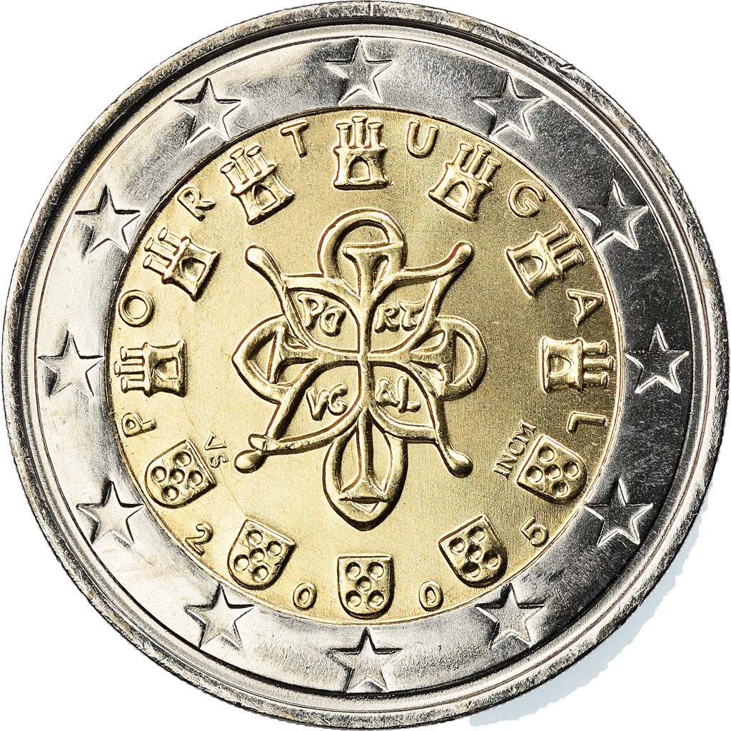 Portugal, 2 Euro, 2005, Lisbon, MS(63), Bi-Metallic, KM:747