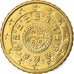 Portugal, 10 Euro Cent, 2006, Lisbon, AU(50-53), Brass, KM:743