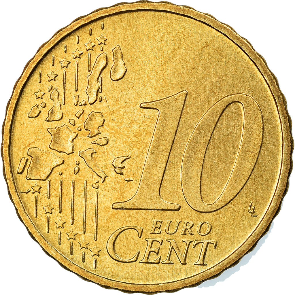 Portugal, 10 Euro Cent, 2006, Lisbonne, TTB+, Laiton, KM:743
