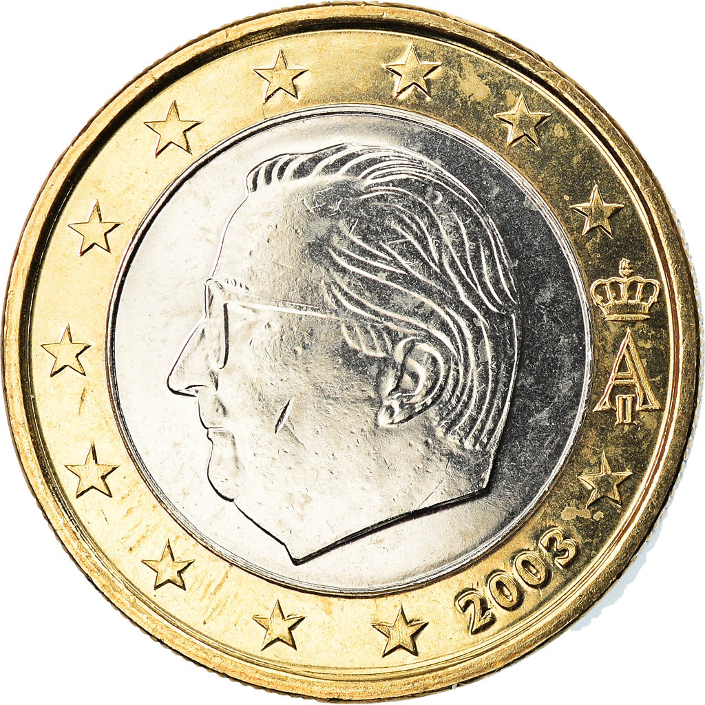 Bélgica, Euro, 2003, Brussels, SC, Bimetálico, KM:230