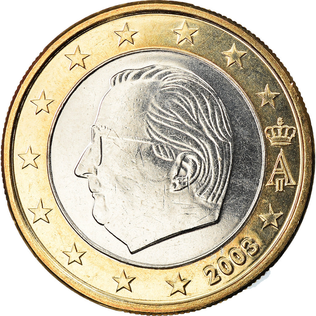 Belgium, Euro, 2003, Brussels, MS(63), Bi-Metallic, KM:230