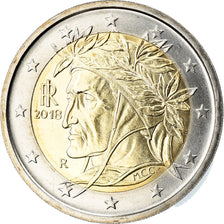 Italy, 2 Euro, 2018, MS(63), Bi-Metallic, KM:New
