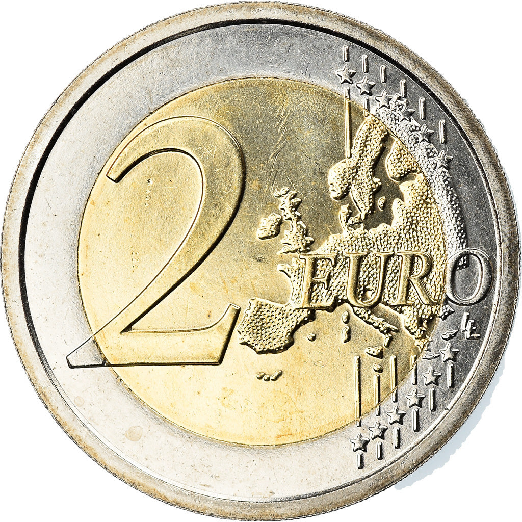 Italy, 2 Euro, 2018, MS(63), Bi-Metallic, KM:New