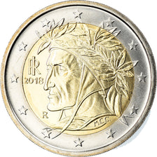 Italia, 2 Euro, 2018, SC, Bimetálico, KM:New
