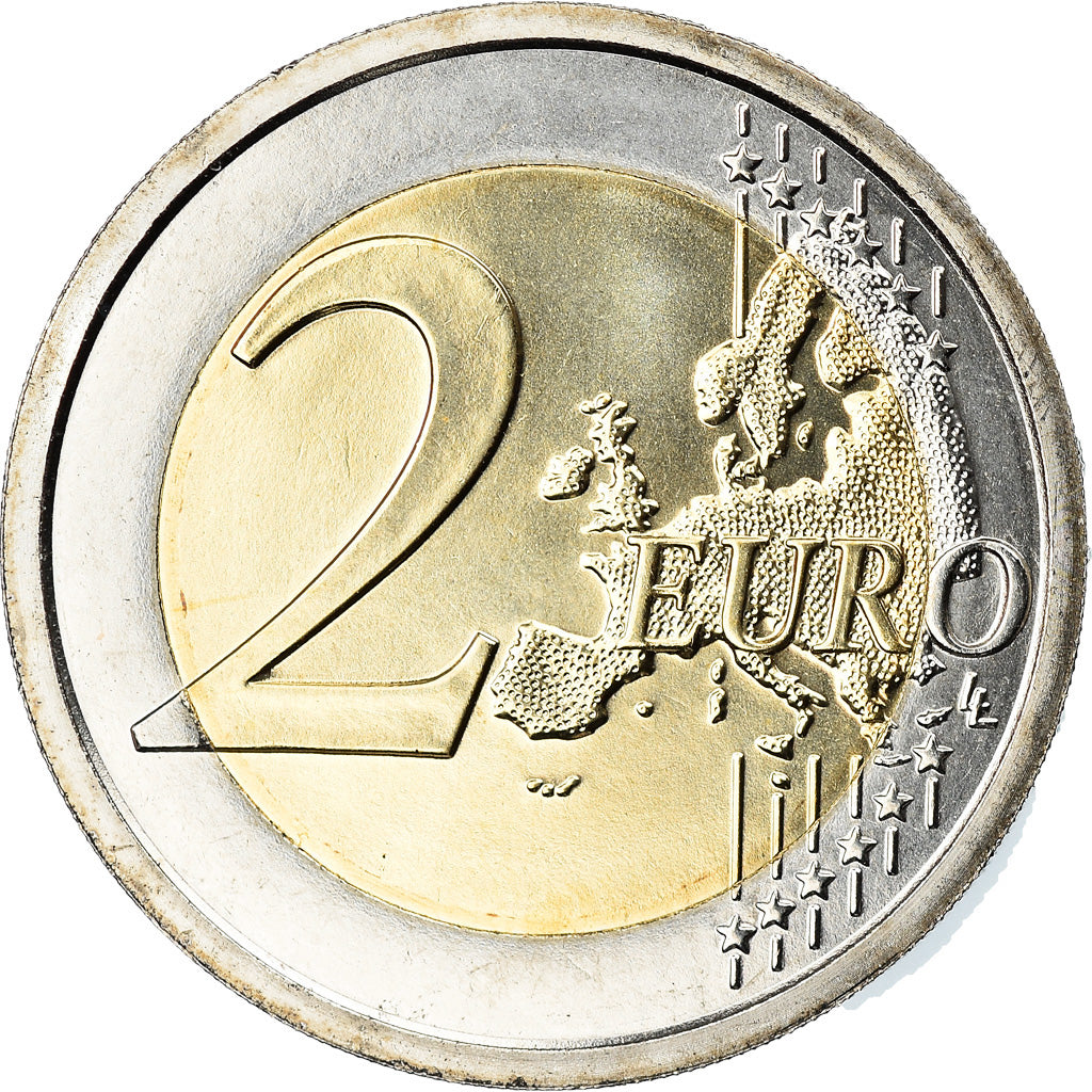 Italia, 2 Euro, 2018, SC, Bimetálico, KM:New