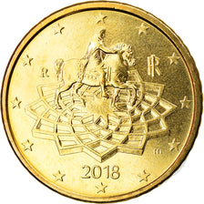 Italia, 50 Euro Cent, 2018, SC, Latón, KM:New