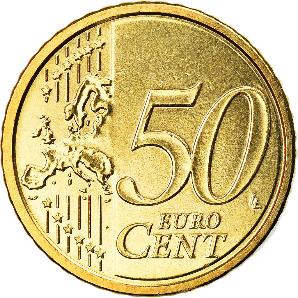 Italia, 50 Euro Cent, 2018, SC, Latón, KM:New