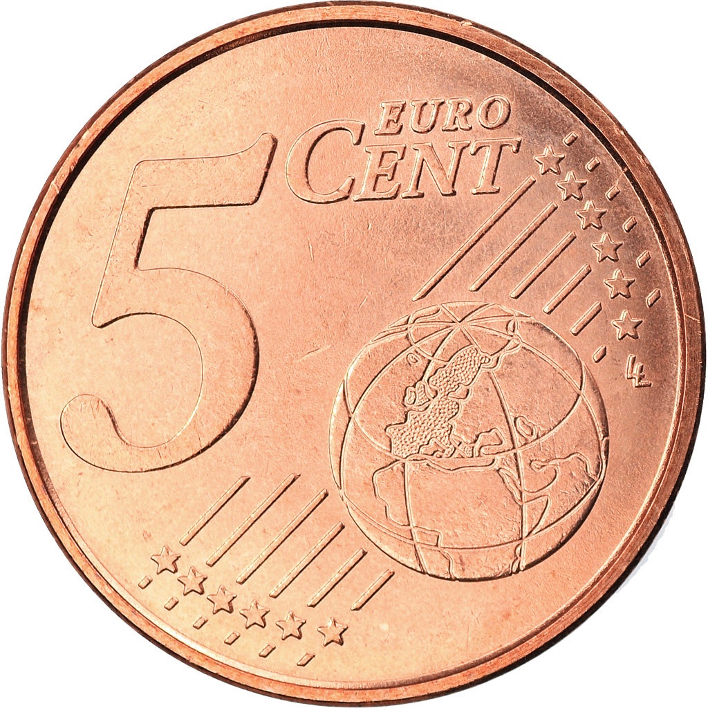 Italy, 5 Euro Cent, 2018, MS(63), Copper Plated Steel, KM:New