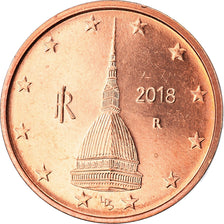 Italy, 2 Euro Cent, 2018, MS(63), Copper Plated Steel, KM:New