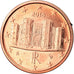 Italy, Euro Cent, 2018, MS(63), Copper Plated Steel, KM:New
