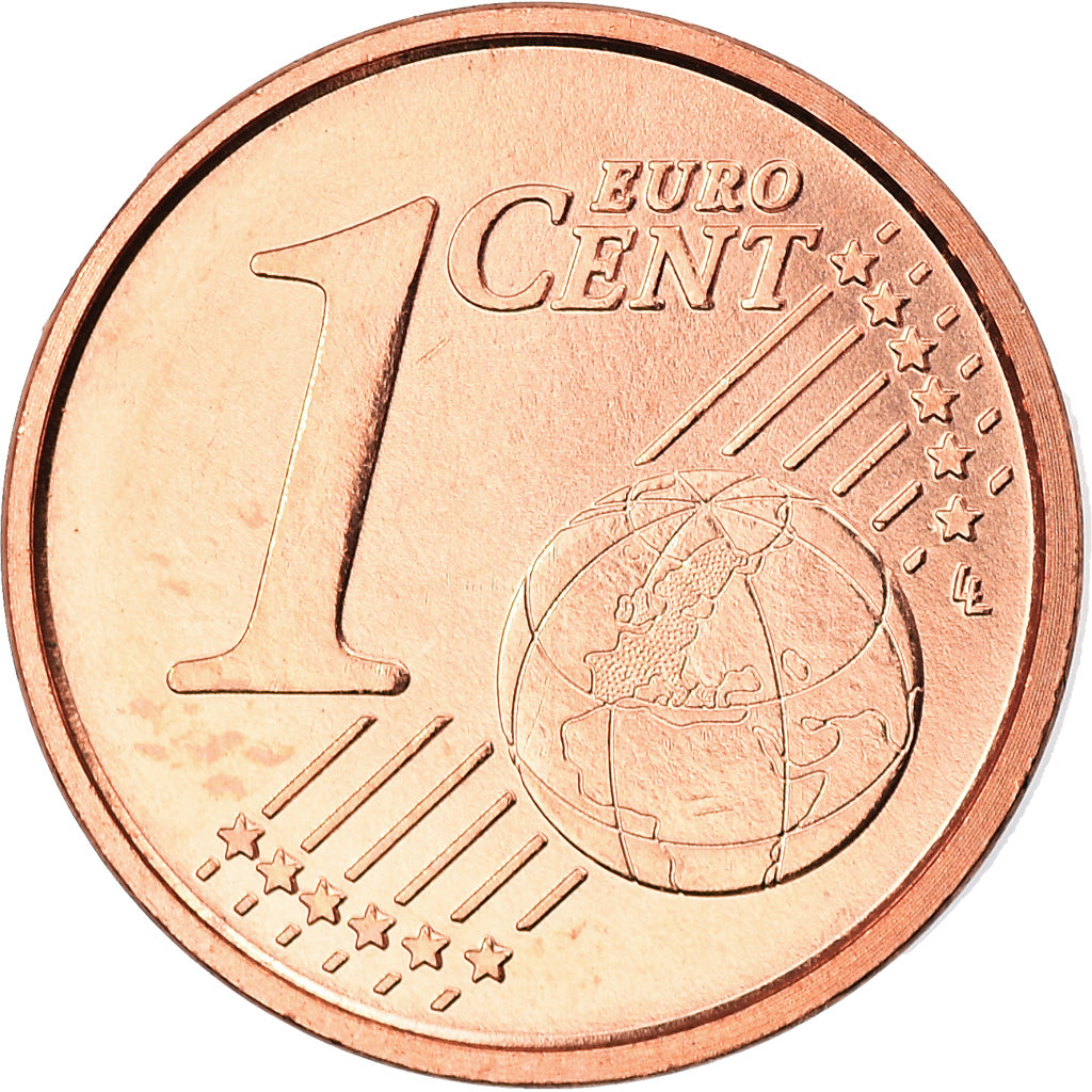Italy, Euro Cent, 2018, MS(63), Copper Plated Steel, KM:New