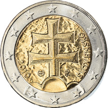 Slovakia, 2 Euro, 2010, Kremnica, MS(63), Bi-Metallic, KM:102