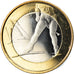 Finland, 5 Euro, Le ski de fond, 2016, Vantaa, MS(63), Bi-Metallic, KM:244