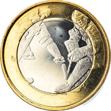 Finnland, 5 Euro, Le hockey sur glace, 2016, Vantaa, UNZ, Bi-Metallic, KM:243