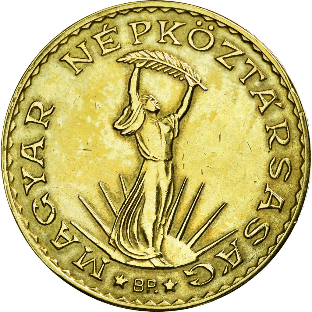 Monnaie, Hongrie, 10 Forint, 1983, TTB+, Aluminum-Bronze, KM:636