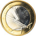 Finland, 5 Euro, Ski jumping, 2016, MS(63), Bi-Metallic, KM:New
