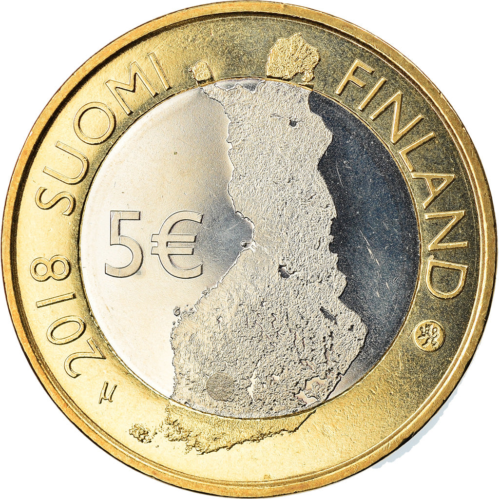 Finlandia, 5 Euro, Finnish National Landscapes Tammerkoski, 2018, SPL