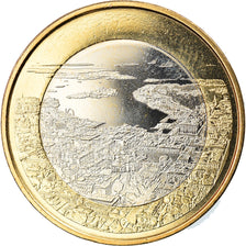 Finland, 5 Euro, Finnish National Landscapes Maritime Helsinki, 2018, MS(63)