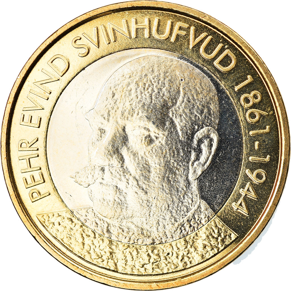 Finland, 5 Euro, Presidents of Finland Pehr Evind Svinhufvud, 2016, UNC-