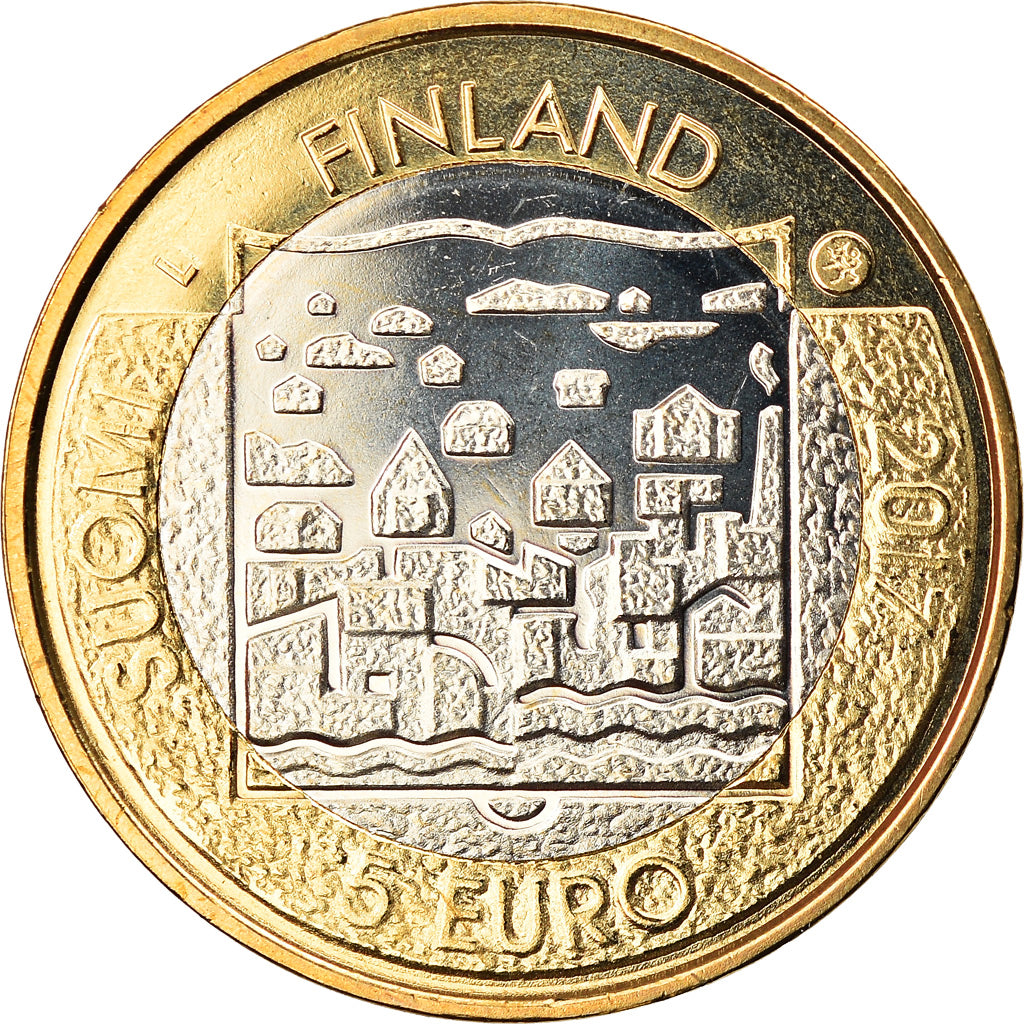 Finland, 5 Euro, Carl Gustaf Emil MANNERHEIM, 2017, MS(63), Bi-Metallic, KM:New