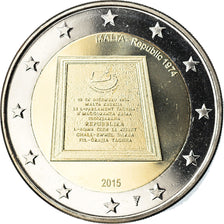 Malta, 2 Euro, 2015, SC, Bimetálico, KM:New