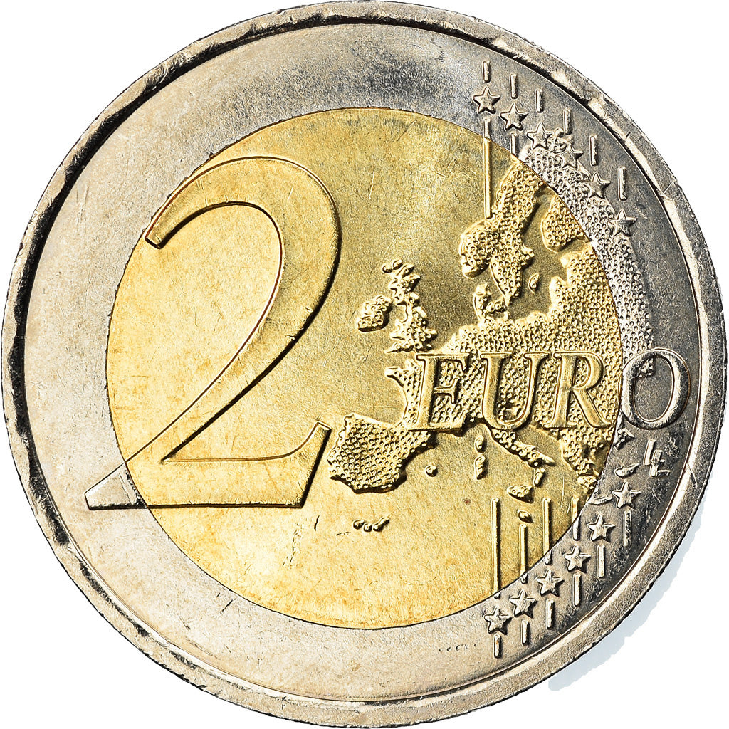 Francja, 2 Euro, 2007, Paris, AU(50-53), Bimetaliczny, KM:1460