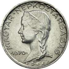 Coin, Hungary, 5 Filler, 1970, Budapest, AU(50-53), Aluminum, KM:549