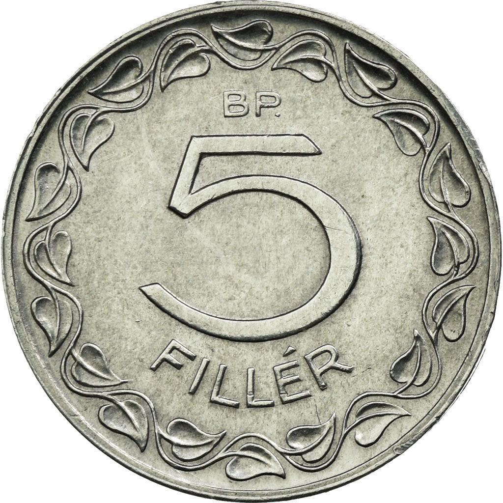 Coin, Hungary, 5 Filler, 1970, Budapest, AU(50-53), Aluminum, KM:549