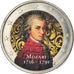 Austria, 2 Euro, Mozart, 2016, Colourized, AU(55-58), Bi-Metallic, KM:New