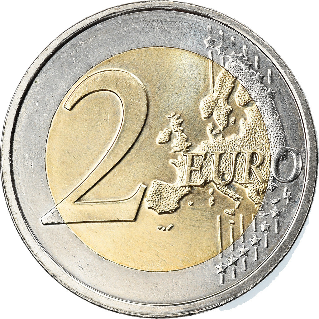 Luxembourg, 2 Euro, Traité de Rome 50 ans, 2017, Colourized, AU(55-58)