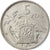 Moeda, Espanha, Caudillo and regent, 5 Pesetas, 1960, AU(50-53), Cobre-níquel