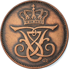 Coin, Denmark, Frederik VIII, 2 Öre, 1909, Copenhagen, AU(55-58), Bronze