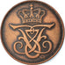 Coin, Denmark, Frederik VIII, 2 Öre, 1909, Copenhagen, AU(55-58), Bronze