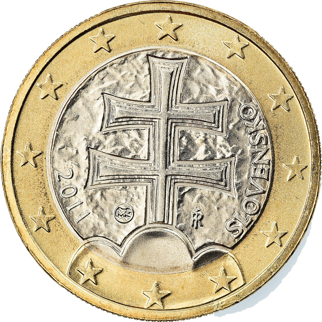Slovakia, Euro, 2011, Kremnica, MS(63), Bi-Metallic, KM:101