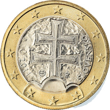 Slovakia, Euro, 2011, Kremnica, MS(63), Bi-Metallic, KM:101