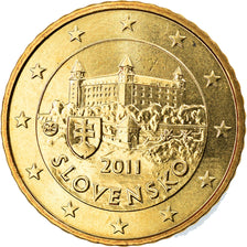 Slovakia, 50 Euro Cent, 2011, Kremnica, MS(63), Brass, KM:100