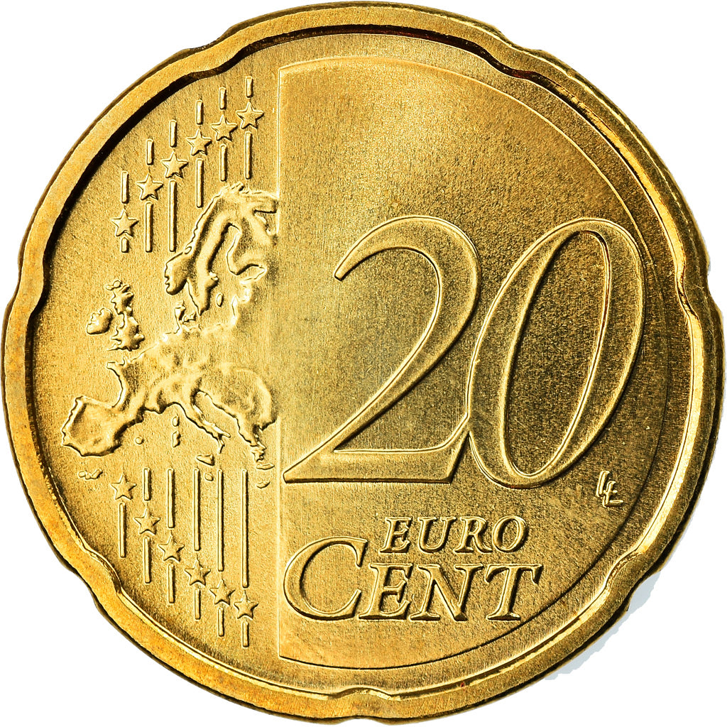 Slovakia, 20 Euro Cent, 2011, Kremnica, MS(63), Brass, KM:99