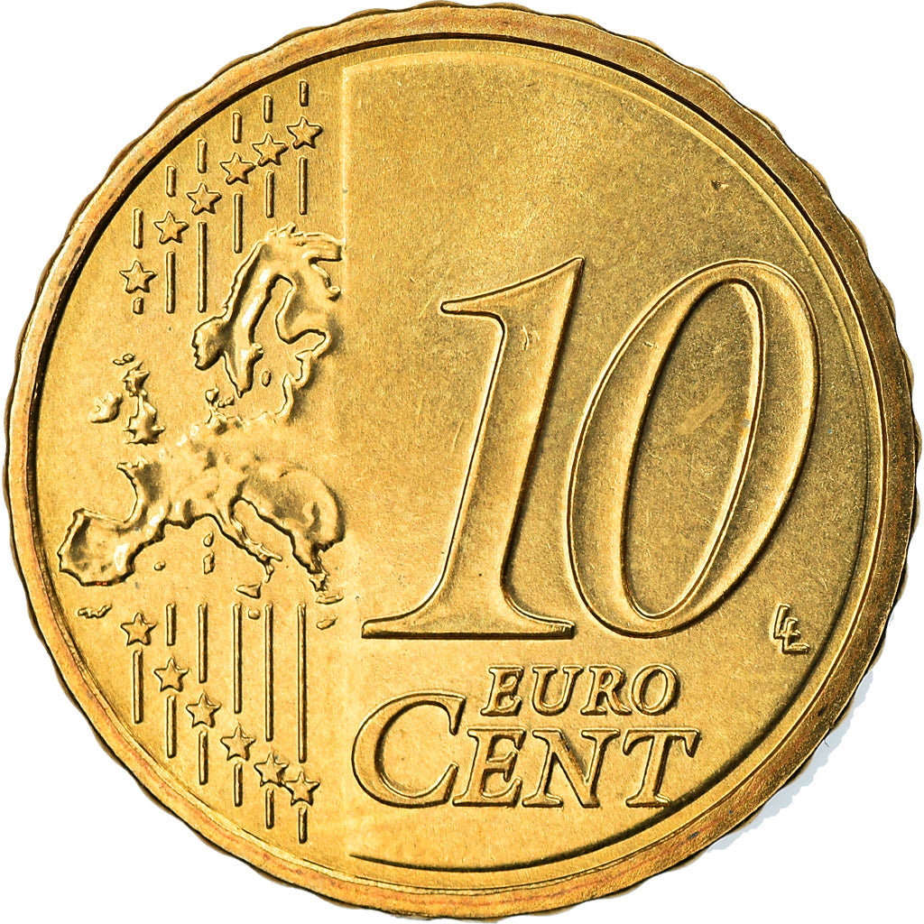 Slovakia, 10 Euro Cent, 2011, Kremnica, MS(63), Brass, KM:98