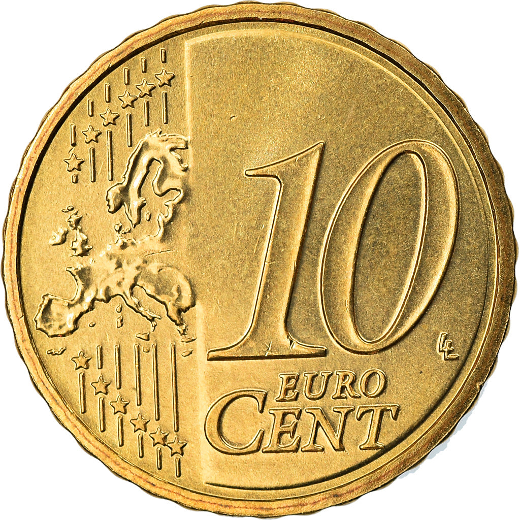 Slovakia, 10 Euro Cent, 2011, Kremnica, MS(63), Brass, KM:98
