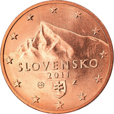 Slovakia, 5 Euro Cent, 2011, Kremnica, MS(63), Copper Plated Steel, KM:97