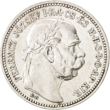Hungary, Franz Joseph I, Korona, 1915, AU(55-58), Silver, KM:492