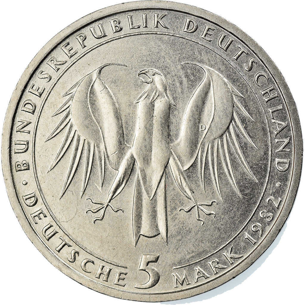 Coin, GERMANY - FEDERAL REPUBLIC, 5 Mark, 1982, Munich, Germany, MS(60-62)