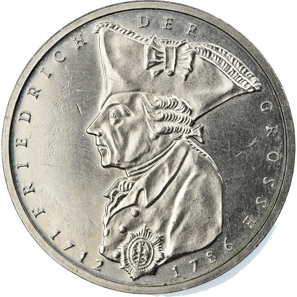 Coin, GERMANY - FEDERAL REPUBLIC, 5 Mark, 1986, Stuttgart, Germany, EF(40-45)