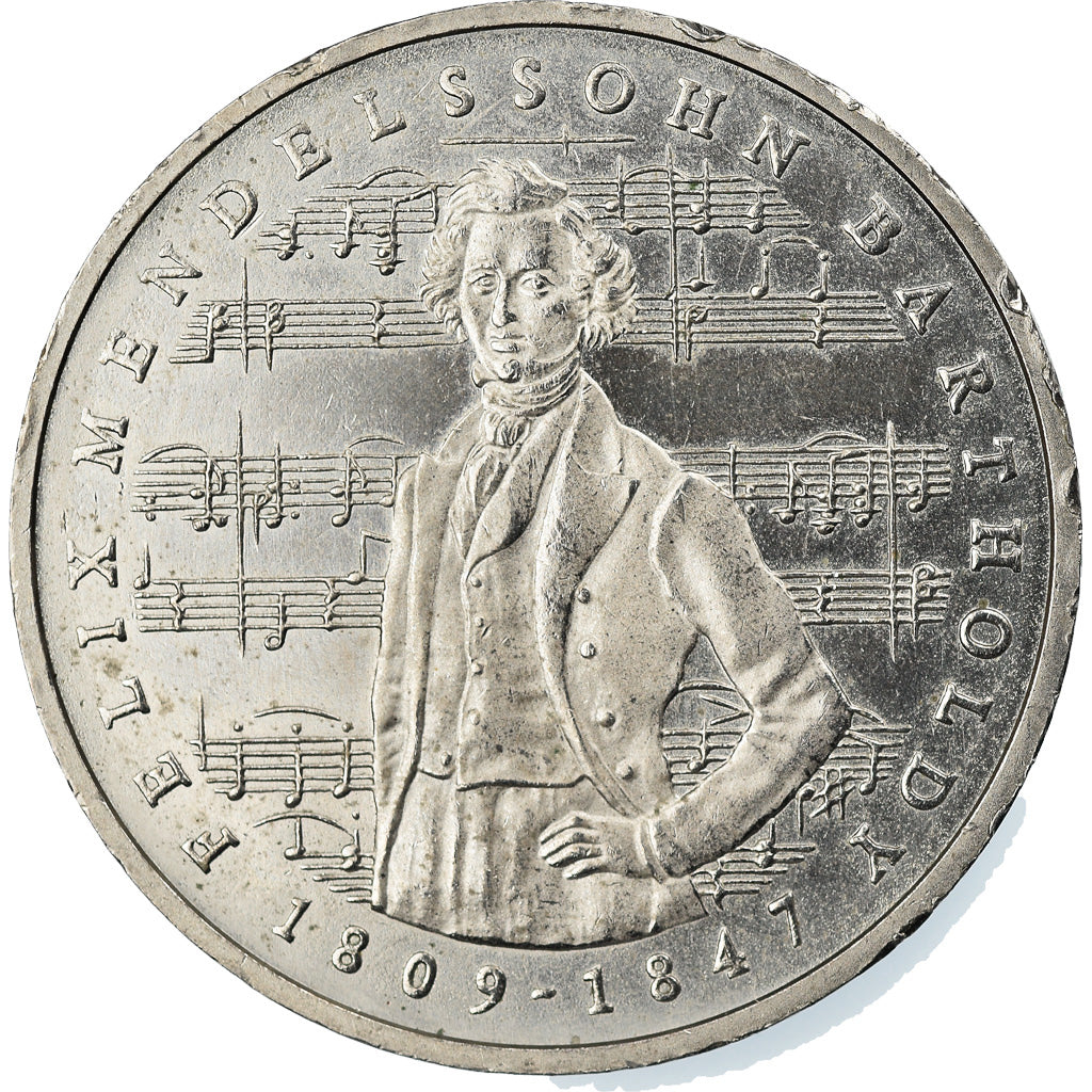 Coin, GERMANY - FEDERAL REPUBLIC, 5 Mark, 1984, Hamburg, Germany, AU(50-53)